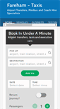Mobile Screenshot of farehamtaxis.co.uk